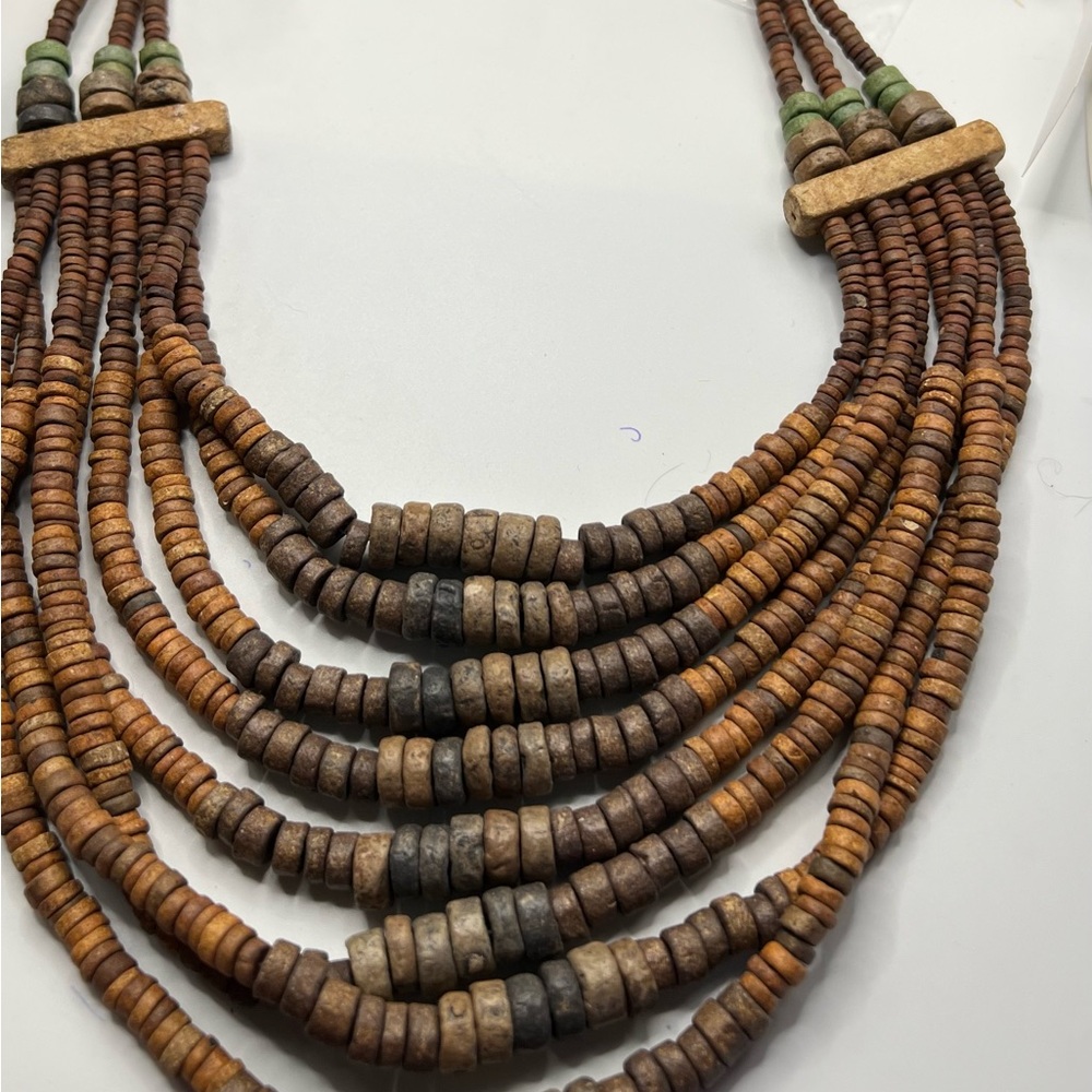 Bohemian Multi-Strand Beaded Necklace